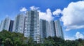 High Rise Residential Public Housing Blue Sky Landscape