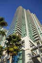 High rise residential tower in San Diego Royalty Free Stock Photo