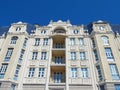 A high rise resiential house in the city of Kazan in the republic Tatarstan in Russia. Royalty Free Stock Photo