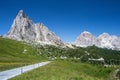 High road Passo di Giau, Dolomiti, Italy