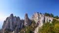 High rocks Ai-Petri of Crimean mountains