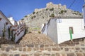 Rocky Hill Castle from Belmez town, Cordoba, Spain