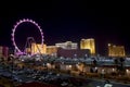The High Roller Ferris Wheel in Las Vegas Royalty Free Stock Photo