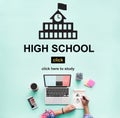 High School Academic Knowledge Student Concept Royalty Free Stock Photo