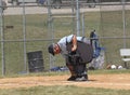 High School Baseball Umpire Royalty Free Stock Photo