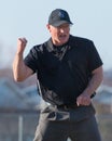 High School Baseball umpire Royalty Free Stock Photo