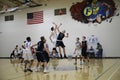 High school basketball game Royalty Free Stock Photo