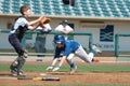 High School Boys Baseball Game Royalty Free Stock Photo