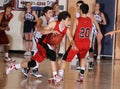 High School Boys Basketball Game Royalty Free Stock Photo