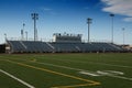 High School Football Field Royalty Free Stock Photo