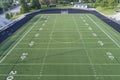 High School Football Field Aerial Royalty Free Stock Photo