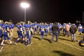 High school football halftime