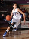 High School Girls Basketball Game Royalty Free Stock Photo