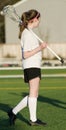 High School Girls Lacrosse Royalty Free Stock Photo