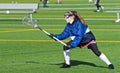 High School Girls Lacrosse practice Royalty Free Stock Photo