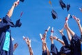 High school graduates students Royalty Free Stock Photo