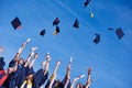 High school graduates students Royalty Free Stock Photo