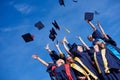High school graduates students Royalty Free Stock Photo