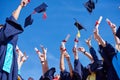High school graduates students Royalty Free Stock Photo