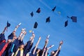 High school graduates students Royalty Free Stock Photo
