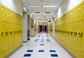 High School Hallway Royalty Free Stock Photo