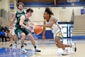 High school indoor basketball game Lighthouse vs Whiting in Indiana