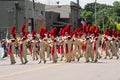 High School Marching Band at Mendota Parade Royalty Free Stock Photo