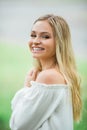 High school senior poses for portraits Royalty Free Stock Photo