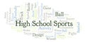 High School Sports word cloud.