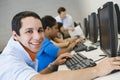 High School Student In Computer Lab Royalty Free Stock Photo