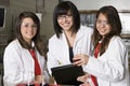 High School Students With Professor In Chemistry Lab Royalty Free Stock Photo