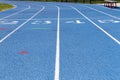 High School Track Detail With Numbers Royalty Free Stock Photo