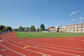 High school track and field Royalty Free Stock Photo