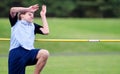 High School Track High Jump Royalty Free Stock Photo