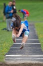 High School Track Long Jump Royalty Free Stock Photo