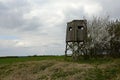 High Seat at the Edge of the Field, Czech Republic, Europe Royalty Free Stock Photo