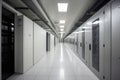 high-security data center with state-of-the-art surveillance system and round the clock security