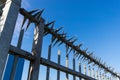 High security fence Royalty Free Stock Photo