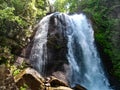 High Shoals Falls in South Mountains State Park Royalty Free Stock Photo