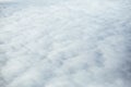 High sky above the clouds background Royalty Free Stock Photo