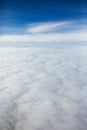 High sky above the clouds Royalty Free Stock Photo