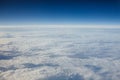 High sky above the clouds Royalty Free Stock Photo