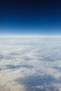 High sky above the clouds Royalty Free Stock Photo