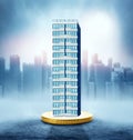 High skyscraper Royalty Free Stock Photo