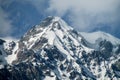 High snow mountain range