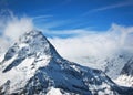 High snow mountains, Elbrus Royalty Free Stock Photo