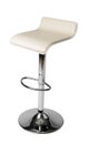 High soft bar stool isolated on white