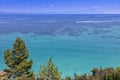 high-speed boat in the Aegean Sea near beautiful Fava sand beach near Vourvourou, Greek