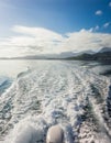 High speed boat ride Royalty Free Stock Photo