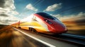 High speed bullet train, fast transportation, rail, link